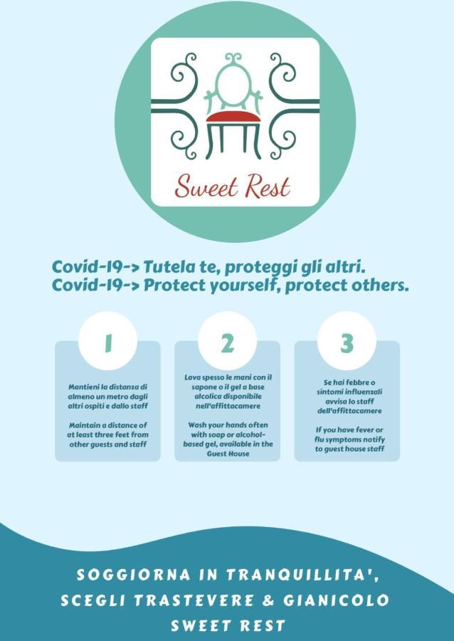 רומא Trastevere & Gianicolo Sweet Rest מראה חיצוני תמונה